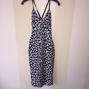 NWT Leopard pencil dress